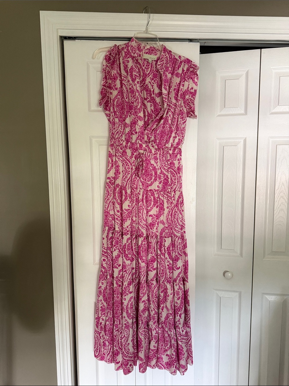 Pinch Pink Paisley Maxi Dress